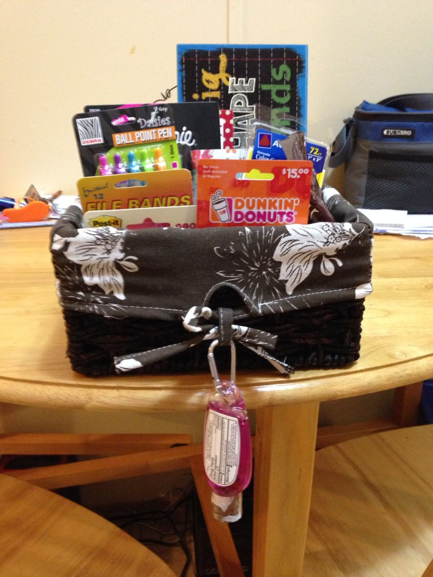 Best ideas about Graduation Gift Ideas For Teachers
. Save or Pin Gift basket I made for my cooperating teacher on my last Now.