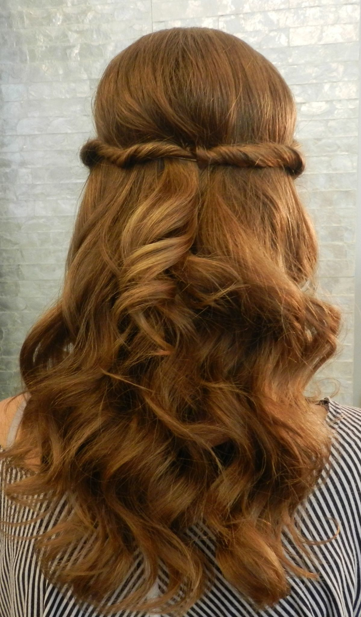 Best ideas about Graduation Hairstyles For Long Hair
. Save or Pin 8th grade graduation hair so cute Half up UPDO By Now.