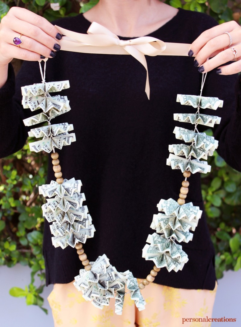 Best ideas about Graduation Leis DIY
. Save or Pin DIY Money Lei for Grads Personal Creations Blog Now.