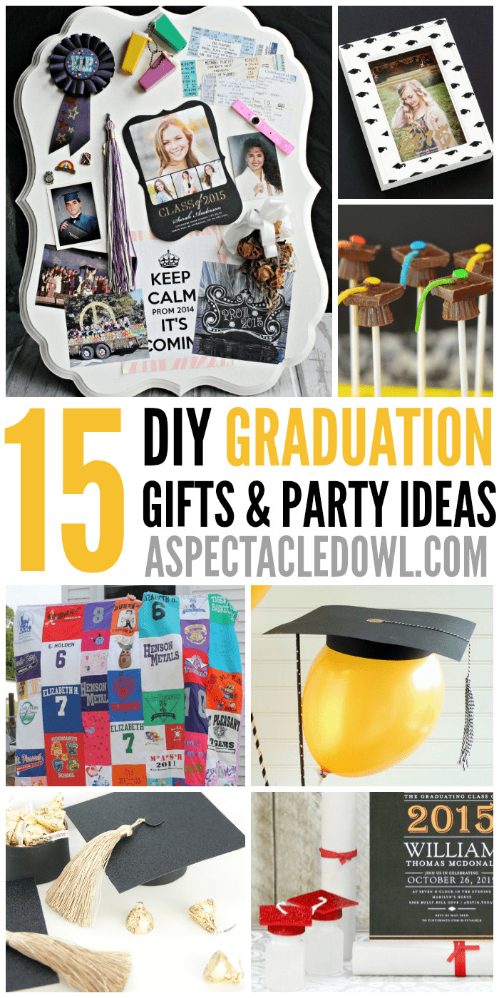 Best ideas about Graduation Party Gift Ideas
. Save or Pin 15 DIY Graduation Gift‭ & ‬Party Ideas A Spectacled Owl Now.