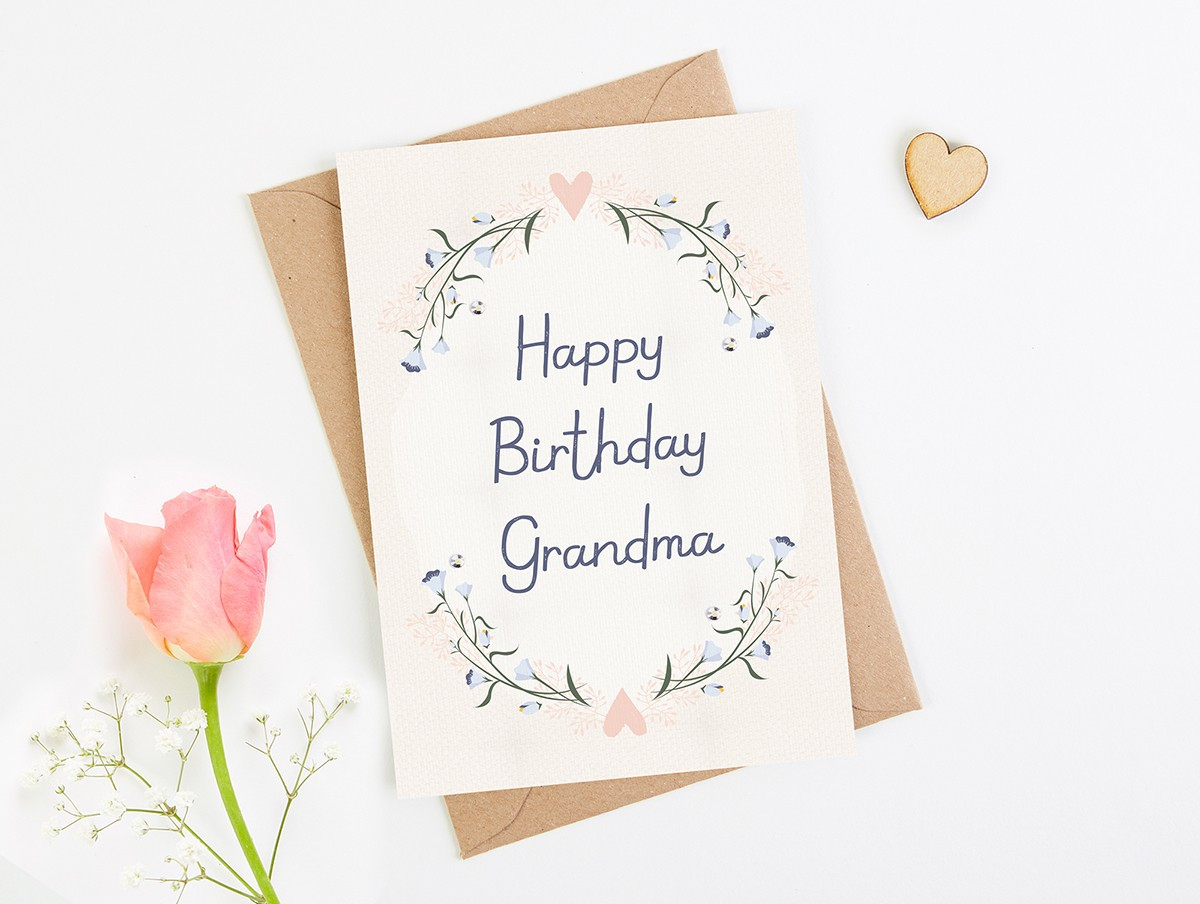 Best ideas about Grandma Birthday Card
. Save or Pin Grandma Birthday Card Blush Floral norma&dorothy Now.