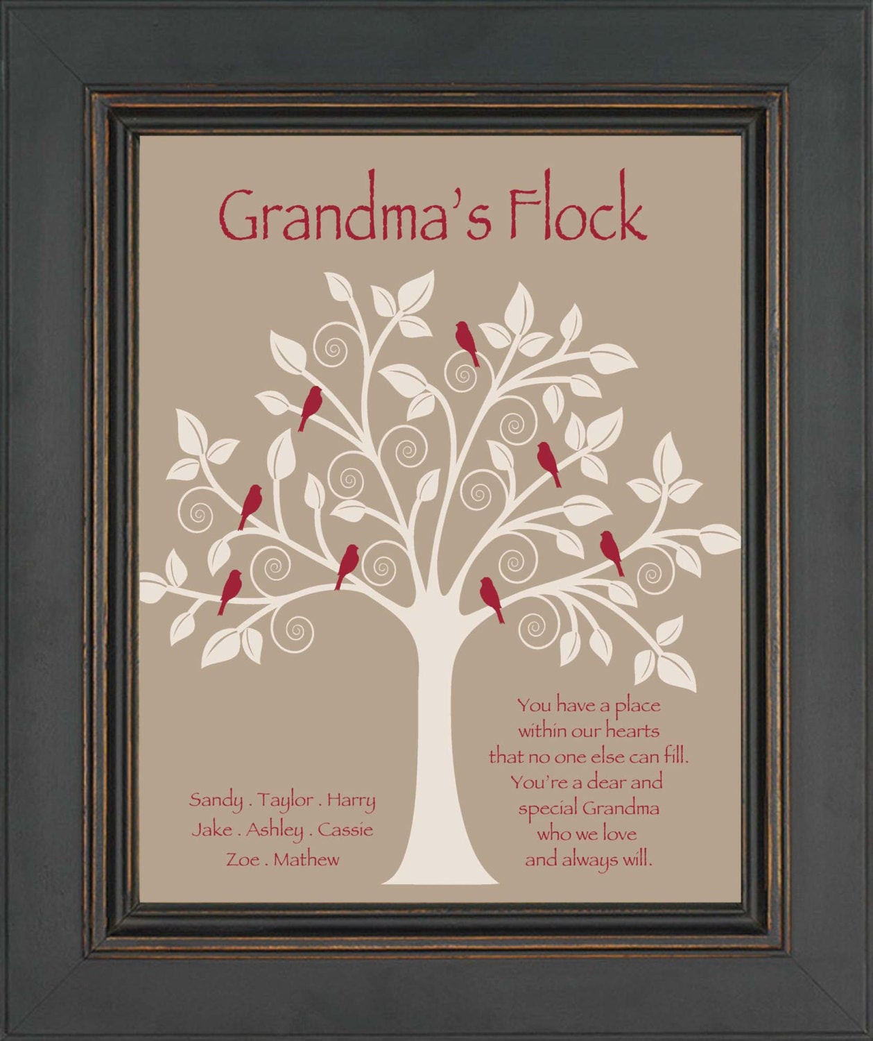 Best ideas about Grandma Birthday Gifts
. Save or Pin Grandma Gift Family Tree Personalized t for Grandmother Now.