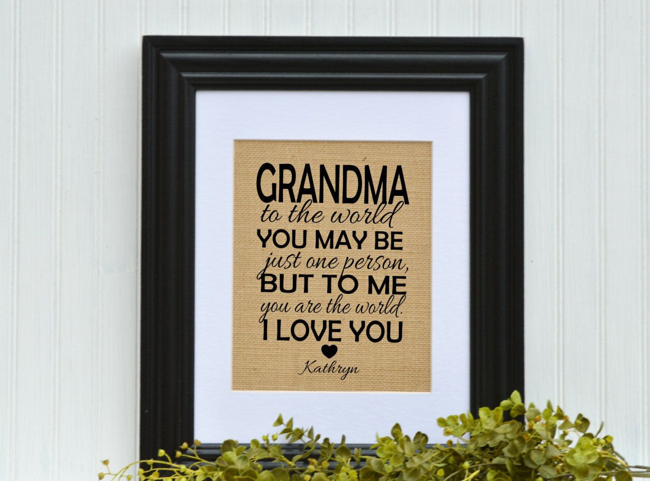 Best ideas about Grandma Gift Ideas
. Save or Pin Grandmother Gift Unique Gift Idea Grandma Birthday Gift Now.
