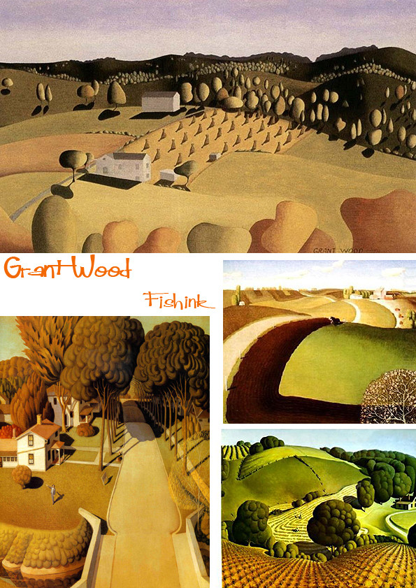 Best ideas about Grant Wood Landscape
. Save or Pin Grant Wood American Gothic and his love of the landscape Now.