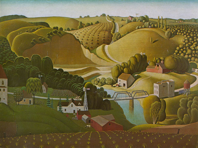 Best ideas about Grant Wood Landscape
. Save or Pin ART and ARCHITECTURE mainly inter war American Now.
