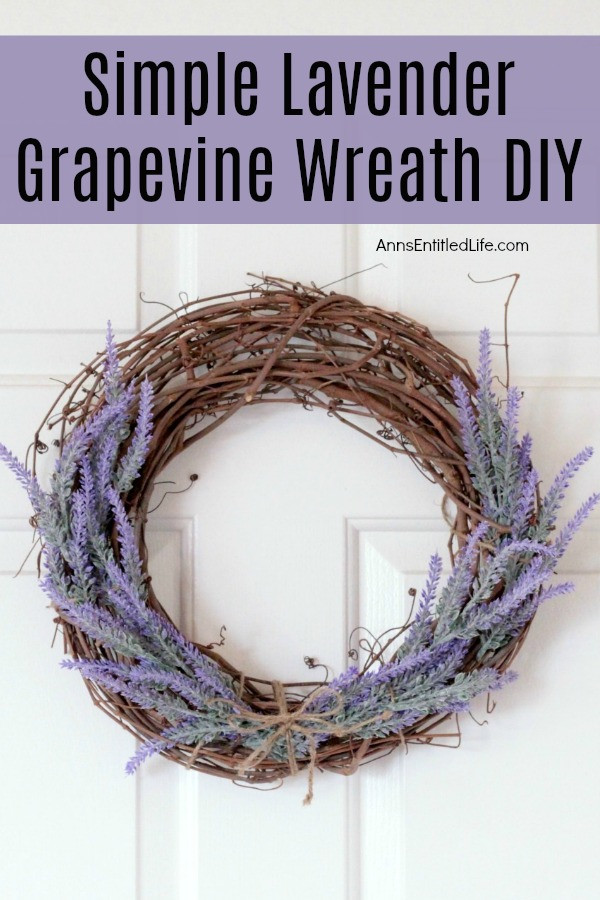 Best ideas about Grapevine Wreath DIY
. Save or Pin Simple Lavender Grapevine Wreath DIY Now.