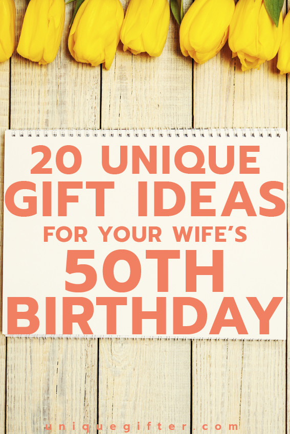 Best ideas about Great Birthday Gifts For Wife
. Save or Pin 20 Gift Ideas for your Wife’s 50th Birthday Unique Gifter Now.