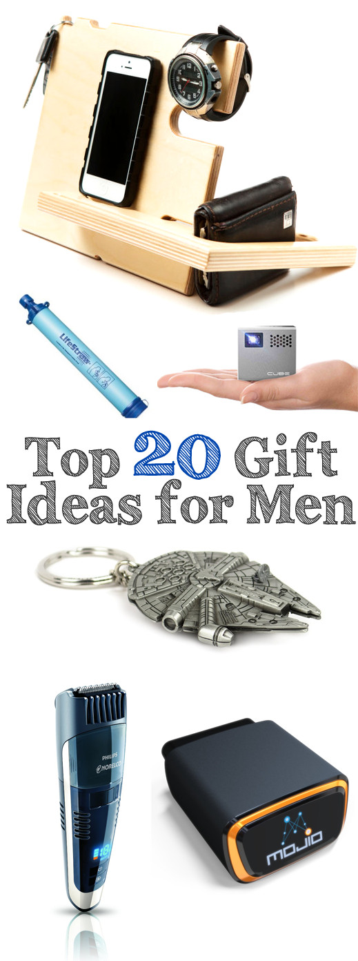 Best ideas about Great Gift Ideas For Men
. Save or Pin Top 20 Gift Ideas for Men – Skinny Ninja Mom Now.