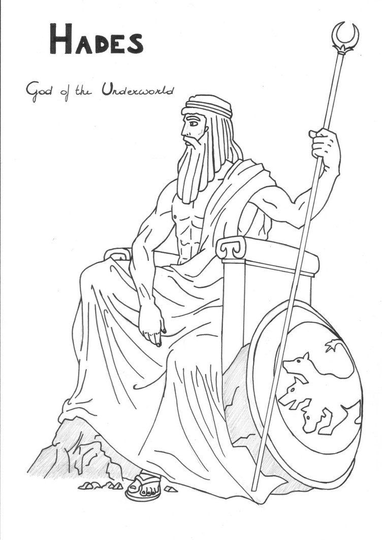 Best ideas about Greek God Coloring Pages
. Save or Pin Hades coloring page Greek God mythology Unit study by Now.