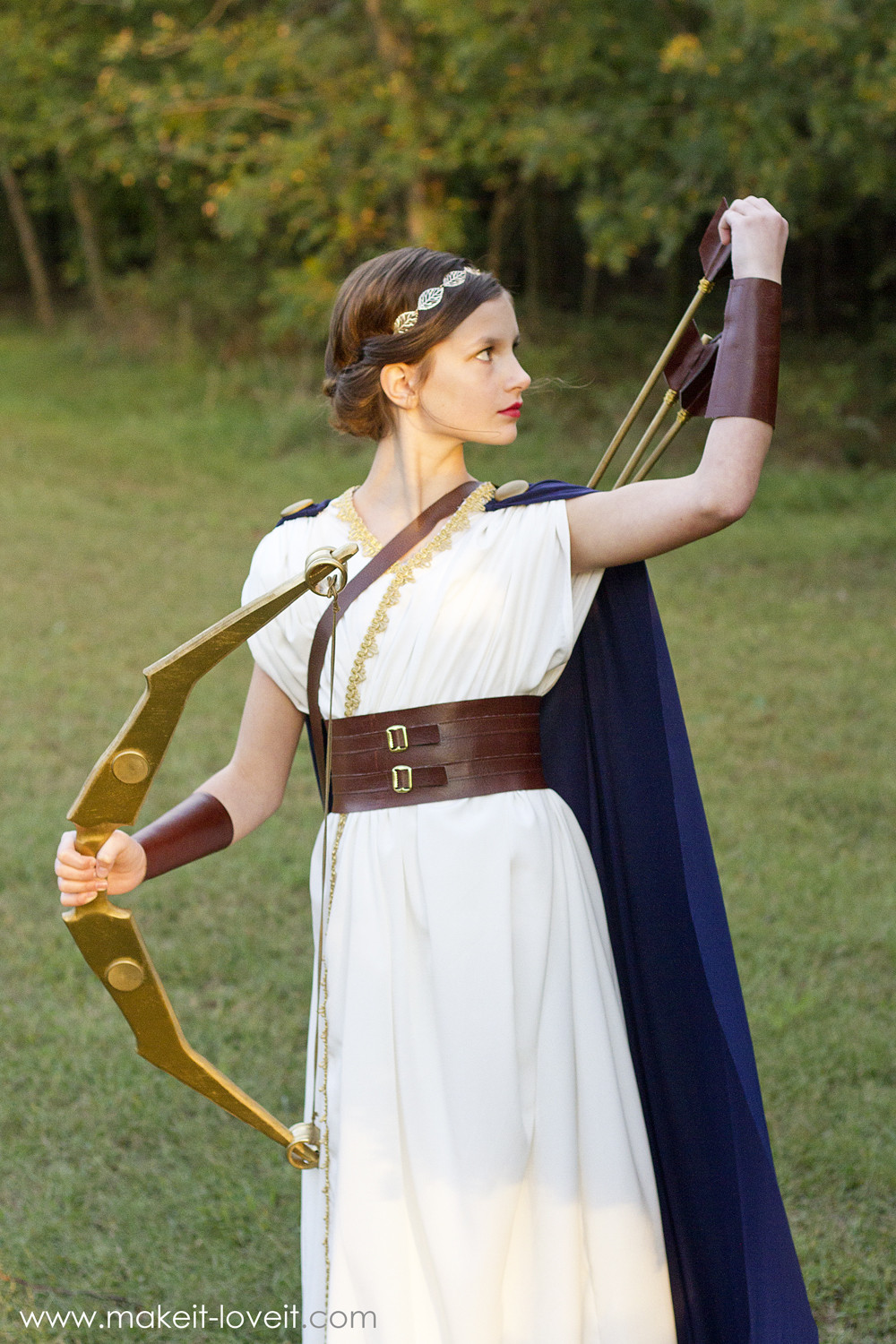 Best ideas about Greek God Costume DIY
. Save or Pin DIY Greek Goddess Costume ARTEMIS Now.