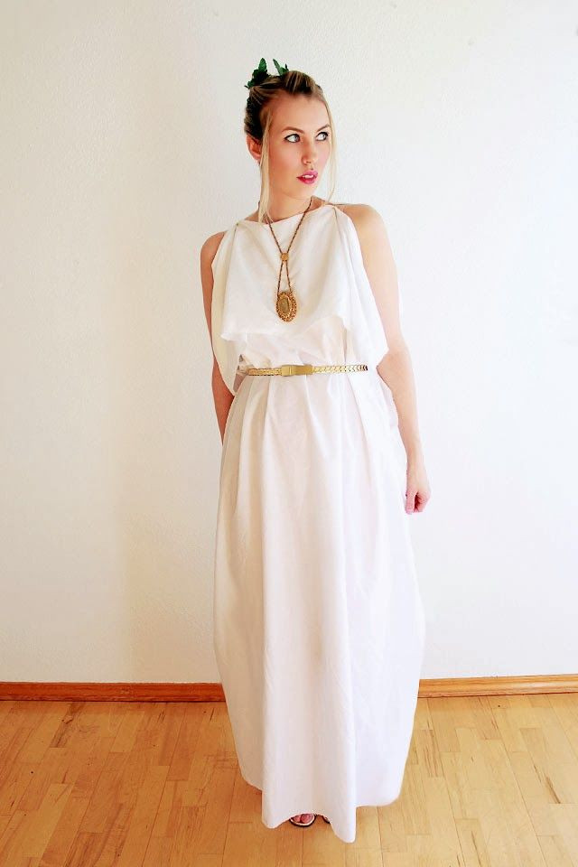 Best ideas about Greek Goddess Costume DIY
. Save or Pin Who doesn t have a white sheet Chic & classy Greek Now.