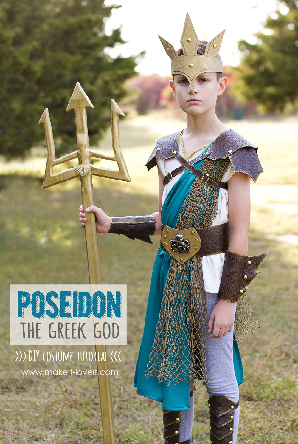 Best ideas about Greek Goddess Costume DIY
. Save or Pin DIY Greek God Costume POSEIDON Now.