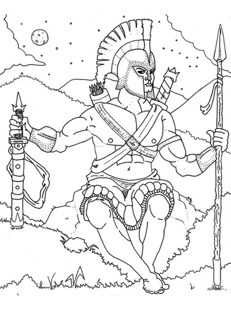 Best ideas about Greek Mythology Printable Coloring Pages Gods
. Save or Pin God ares coloring pages Hellokids Now.