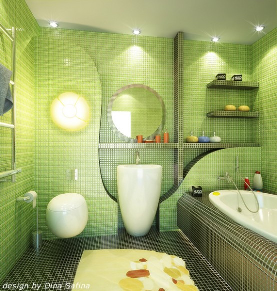 Best ideas about Green Bathroom Idea
. Save or Pin 71 Cool Green Bathroom Design Ideas DigsDigs Now.