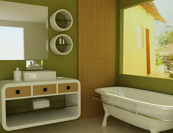 Best ideas about Green Bathroom Idea
. Save or Pin 18 Relaxing and Fresh Green Bathroom Designs Now.