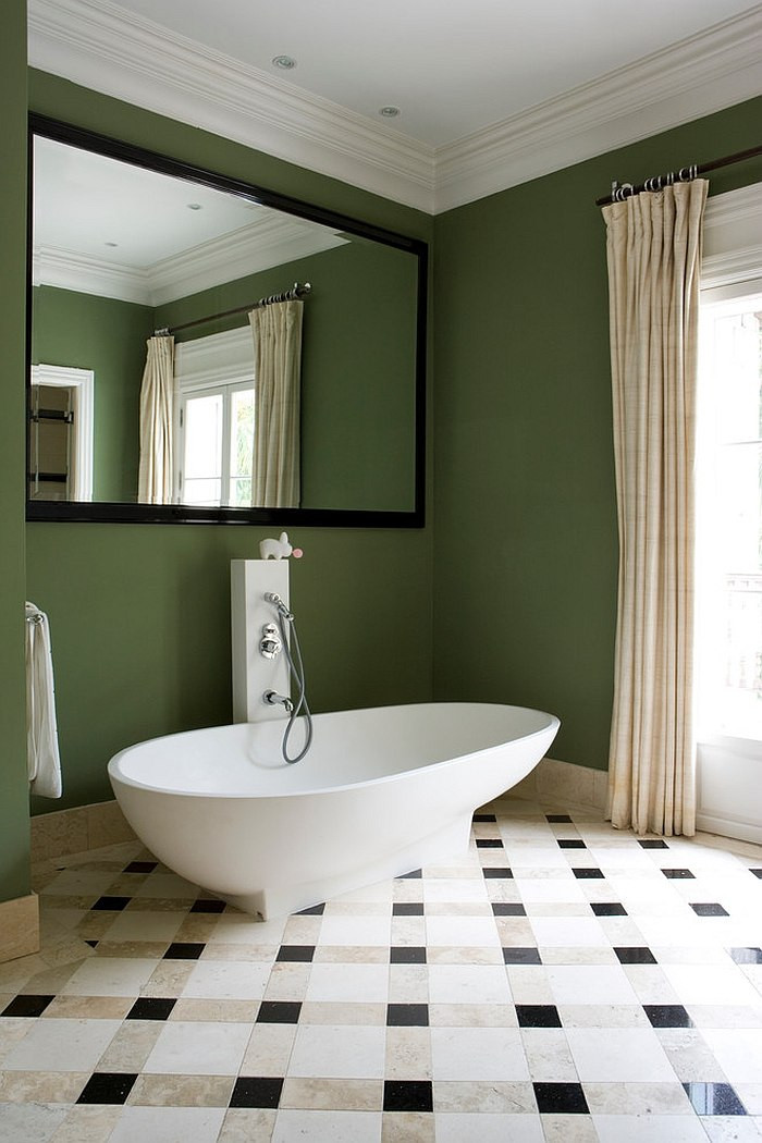 Best ideas about Green Bathroom Idea
. Save or Pin 20 Refreshing Bathrooms with a Splash of Green Now.