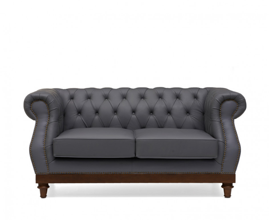Best ideas about Grey Chesterfield Sofa
. Save or Pin Henbury Chesterfield Grey Leather 2 Seater Sofa Now.