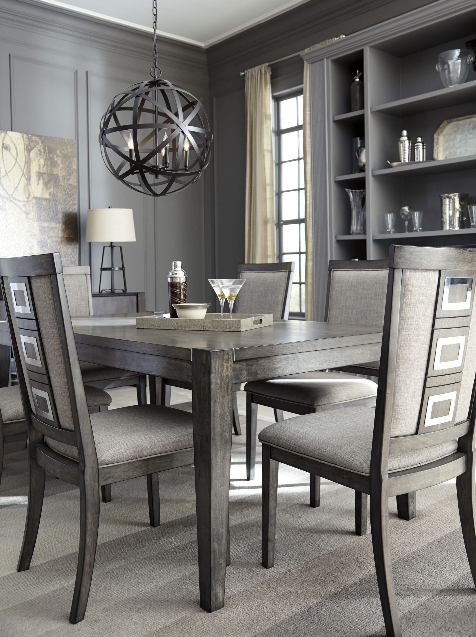 Best ideas about Grey Dining Table
. Save or Pin Chadoni Gray Rectangular Extendable Dining Table from Now.