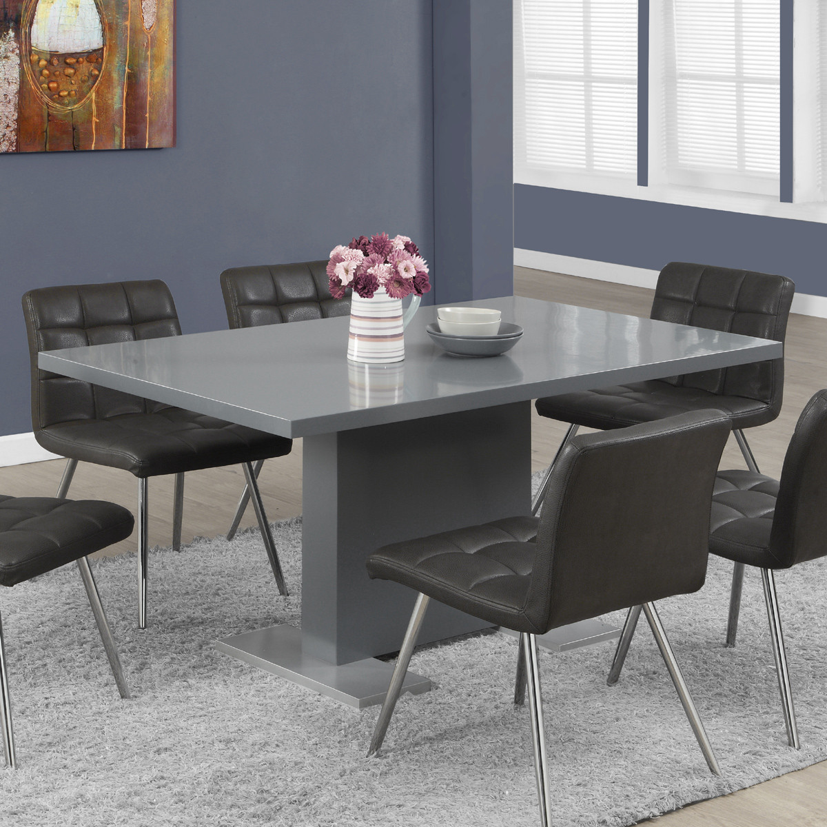 Best ideas about Grey Dining Table
. Save or Pin Snow Grey Modern Dining Table Now.