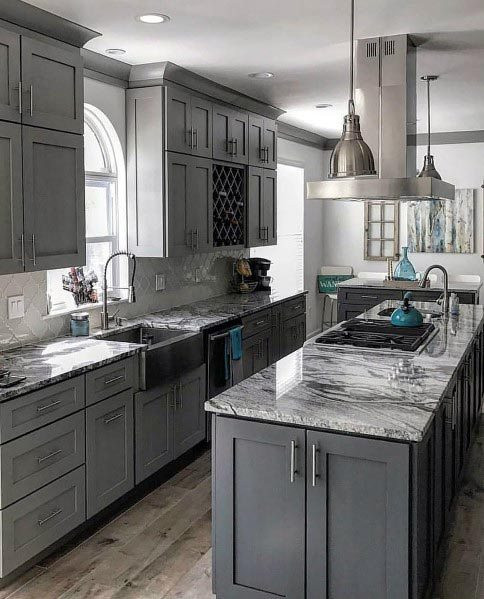 Best ideas about Grey Kitchen Ideas
. Save or Pin Top 50 Best Grey Kitchen Ideas Refined Interior Designs Now.