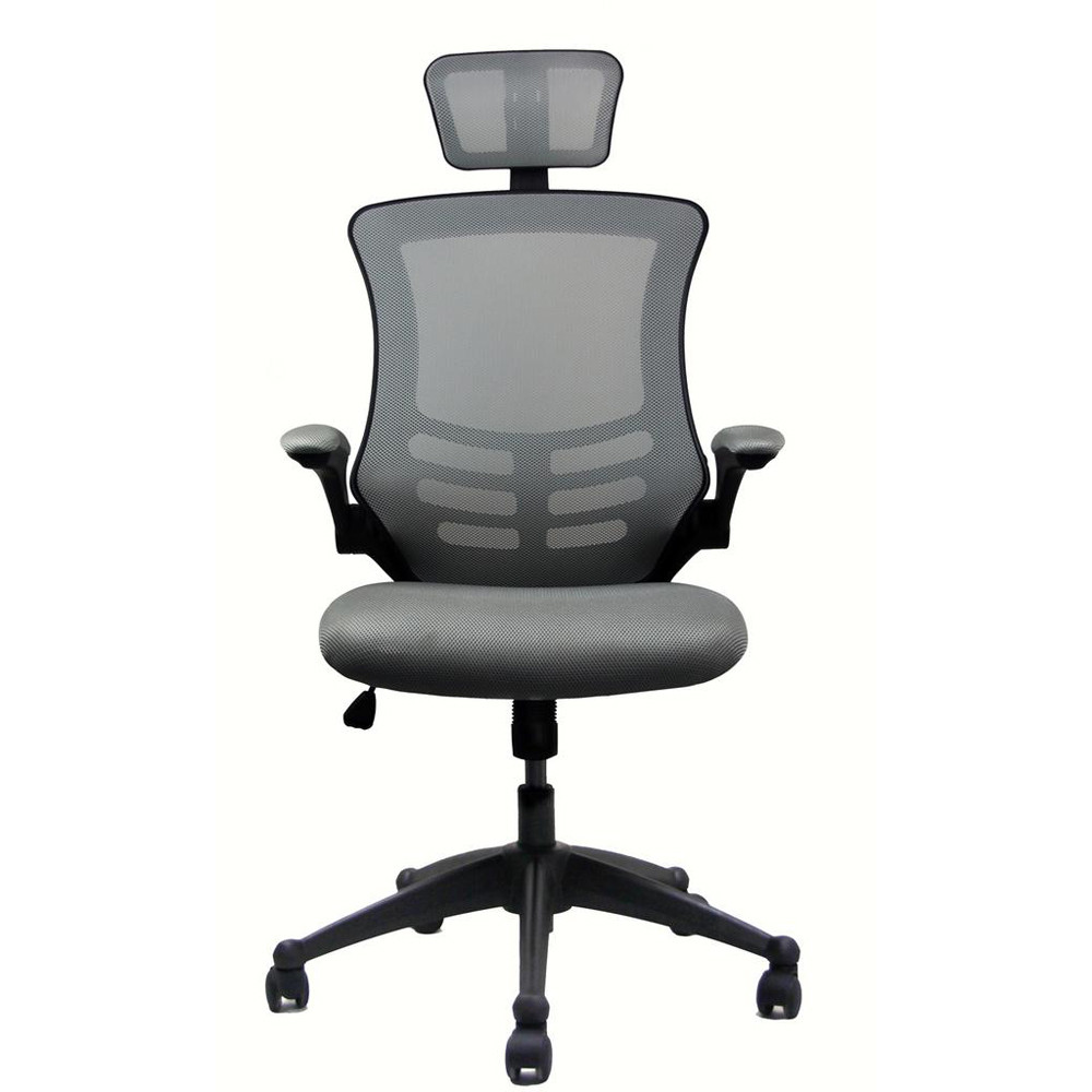 Best ideas about Grey Office Chair
. Save or Pin Reclining High Back Executive Mesh fice Chair Silver Now.
