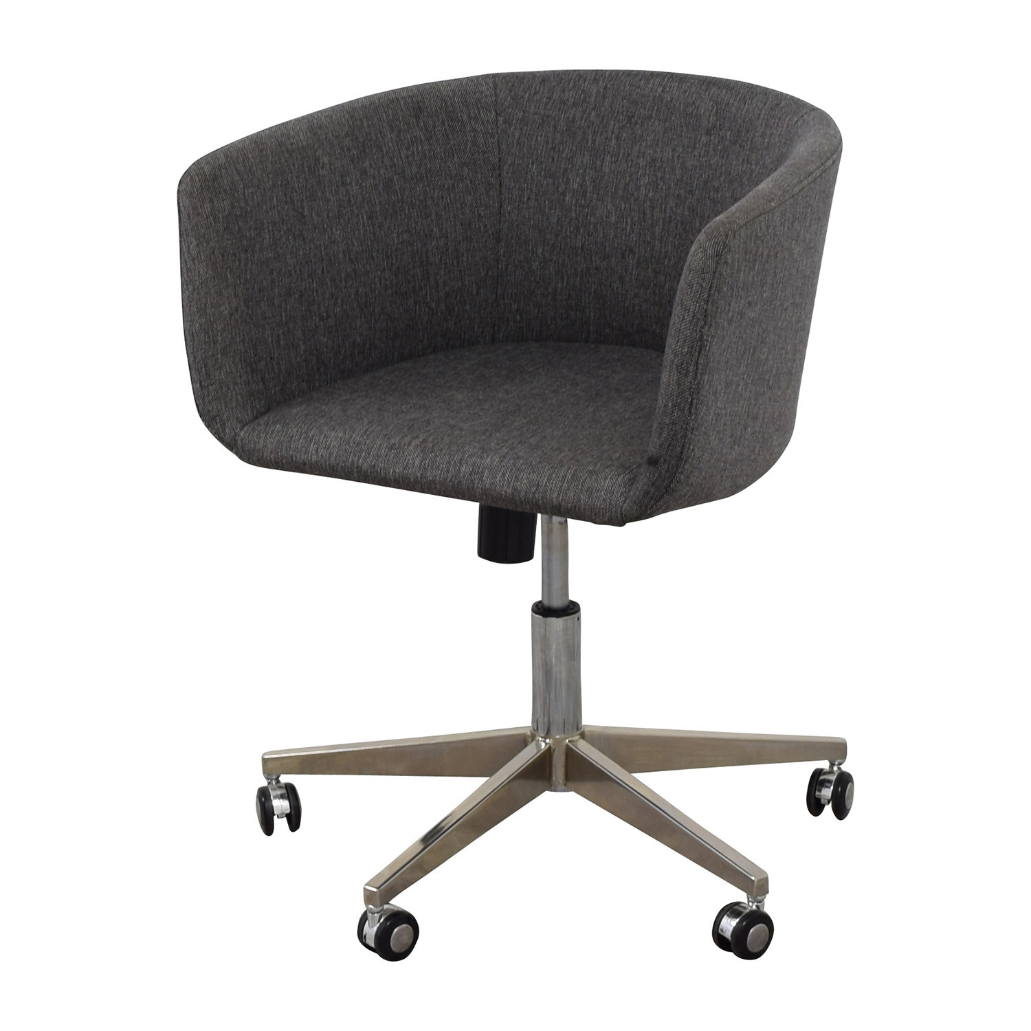 Best ideas about Grey Office Chair
. Save or Pin OFF Modern Grey fice Chair with Chrome Wheels Chairs Now.