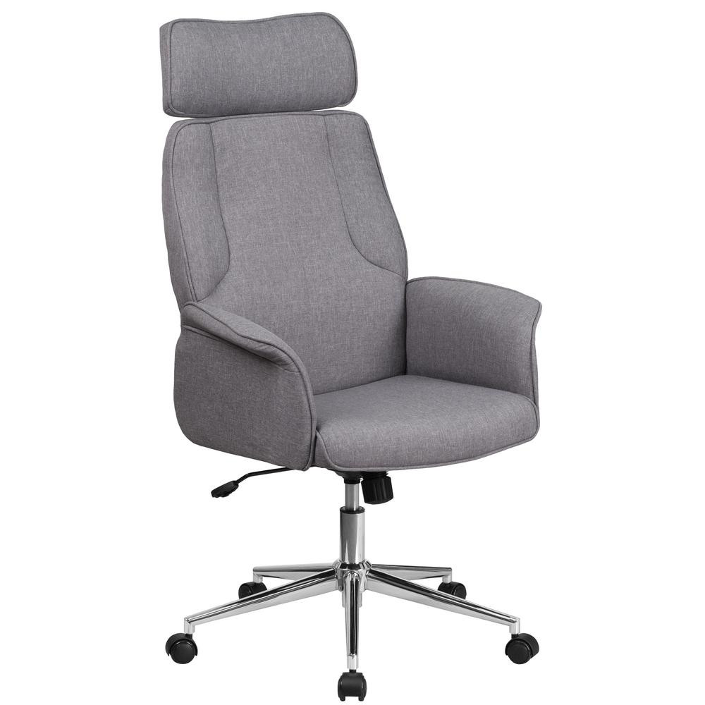 Best ideas about Grey Office Chair
. Save or Pin Flash Furniture High Back Gray Fabric Executive Swivel Now.