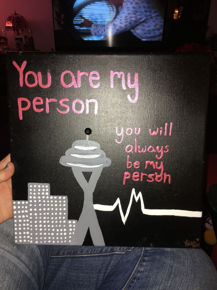 Best ideas about Grey'S Anatomy Gift Ideas
. Save or Pin Greys Anatomy canvas that I made for my best friend if you Now.