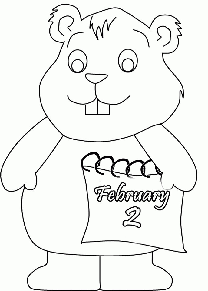 Best ideas about Groundhog Day Coloring Sheets For Kids
. Save or Pin 20 Free Printable February Coloring Pages Now.