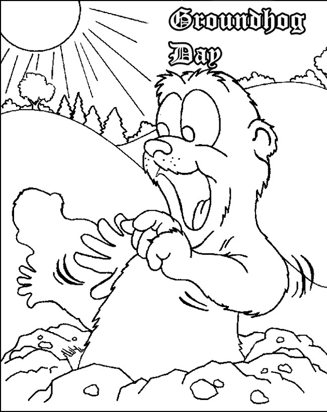 Best ideas about Groundhog Day Coloring Sheets For Kids
. Save or Pin Groundhog Day Coloring Pages Kids AZ Coloring Pages Now.