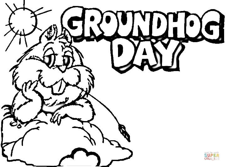 Best ideas about Groundhog Day Coloring Sheets For Kids
. Save or Pin Groundhog Day coloring page Now.