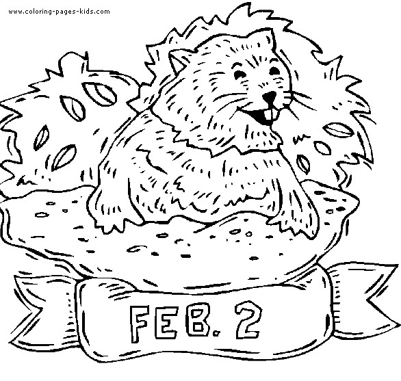 Best ideas about Groundhog Day Coloring Sheets For Kids
. Save or Pin Groundhog Day Coloring Pages Free Printable Coloring Home Now.