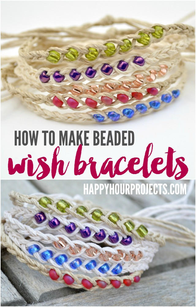 Best ideas about Group Craft Ideas For Adults
. Save or Pin Wish Bracelets Happy Hour Projects Now.