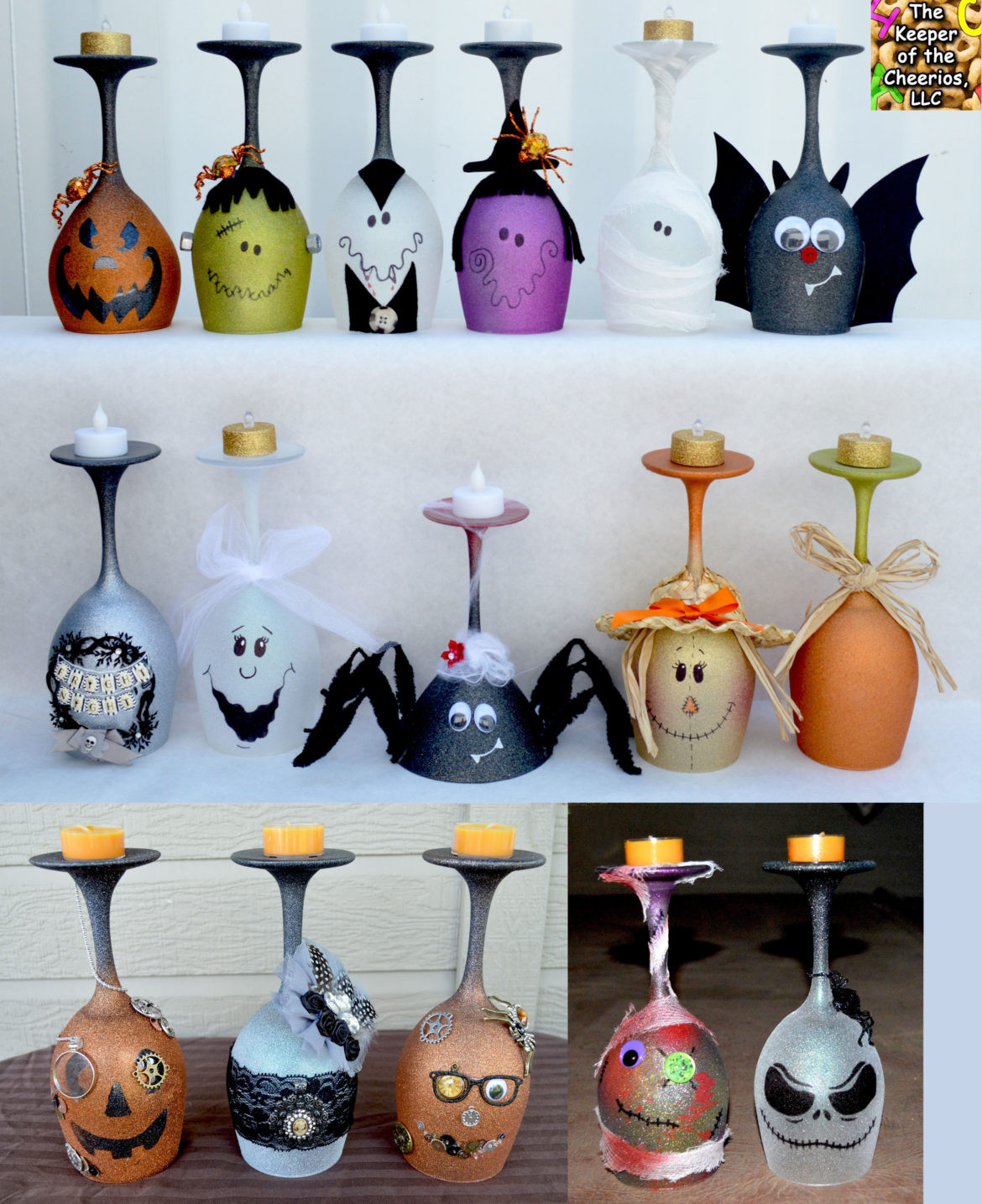 Best ideas about Group Crafts For Adults
. Save or Pin HALLOWEEN WINE GLASS CANDLE HOLDERS The Keeper of the Now.