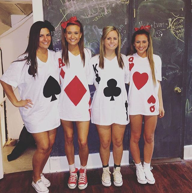 Best ideas about Group DIY Halloween Costumes
. Save or Pin Deck of cards Let s Play Dress Up Now.
