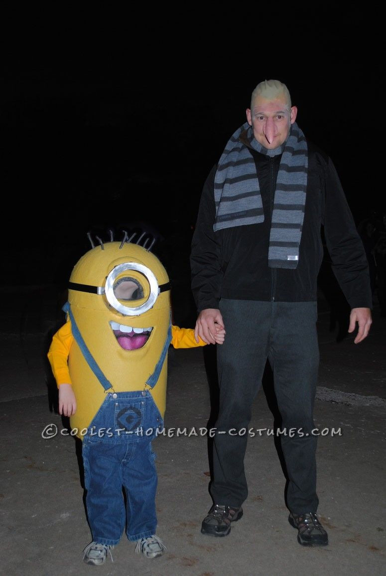 Best ideas about Gru Costume DIY
. Save or Pin Coolest Homemade Despicable Me Minion Costume Now.