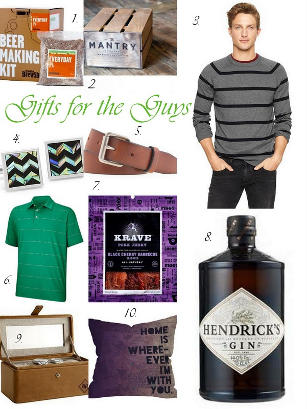 Best ideas about Guys Gift Ideas
. Save or Pin 10 Christmas Gift Ideas for the Guys Now.
