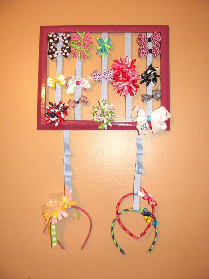 Best ideas about Hair Bow Organizer DIY
. Save or Pin DIY hair bow organizer Now.