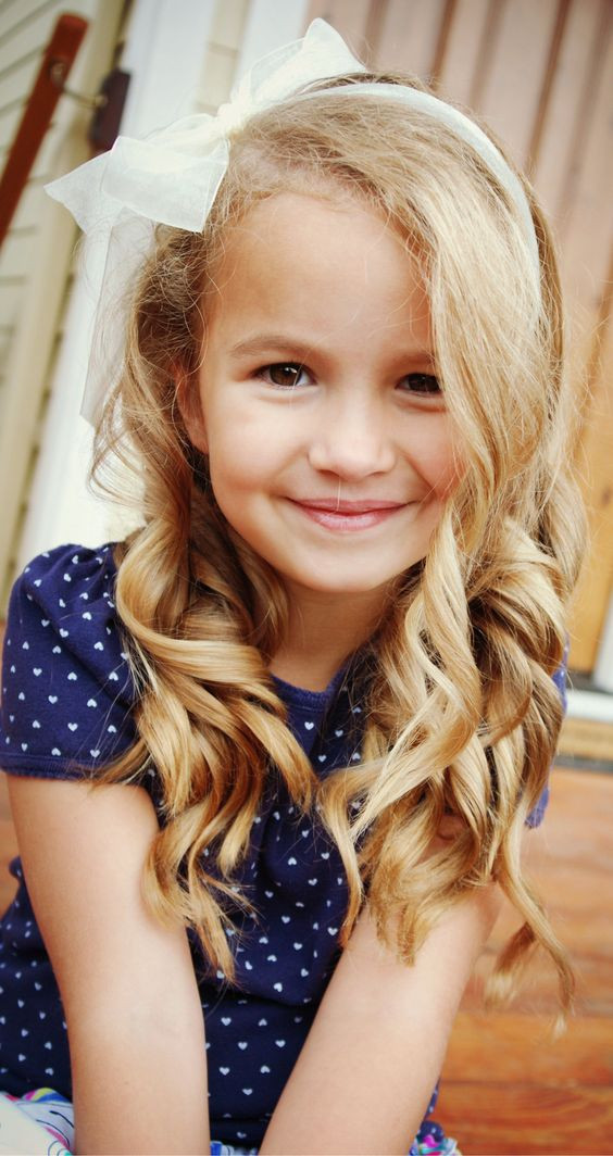 Best ideas about Haircuts For 5 Year Old Girls
. Save or Pin Megara cosplay little girl curls five years old bow pretty Now.