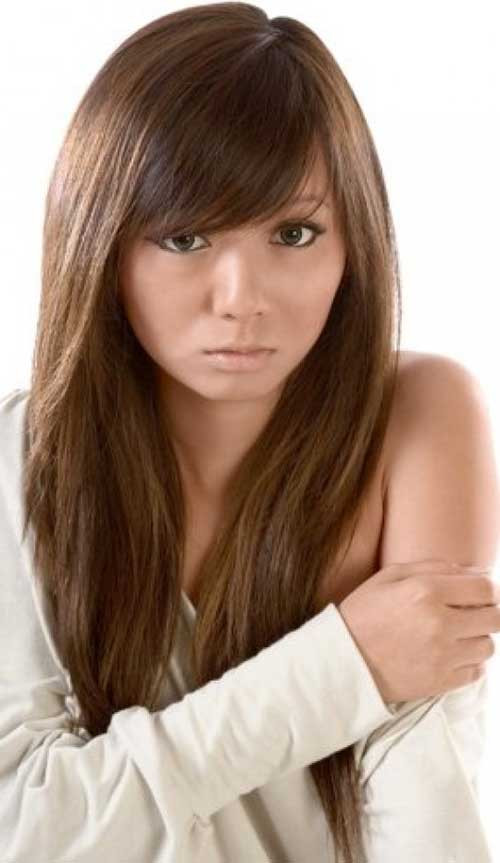 Best ideas about Haircuts For Girls With Bangs
. Save or Pin 25 Hairstyles with Long Bangs Now.