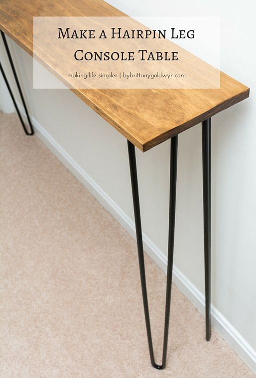 Best ideas about Hairpin Leg Table DIY
. Save or Pin Best 25 Narrow console table ideas on Pinterest Now.