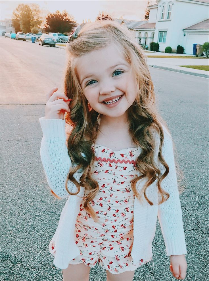 Best ideas about Hairstyle For Little Girls With Curly Hair
. Save or Pin Little girl hairstyle long hair curls curled wavy beach Now.
