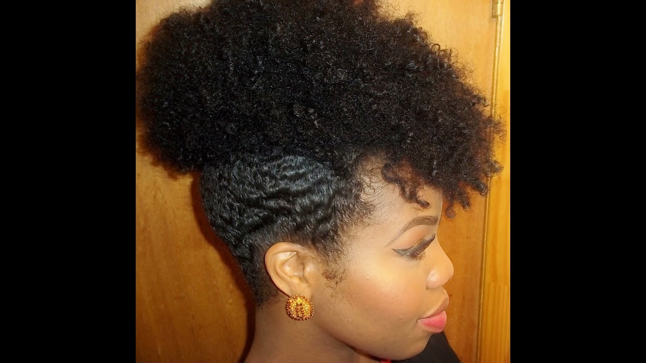 Best ideas about Hairstyle For Long Natural Hair
. Save or Pin "natural hair" SASSY UPDO easy styling Now.