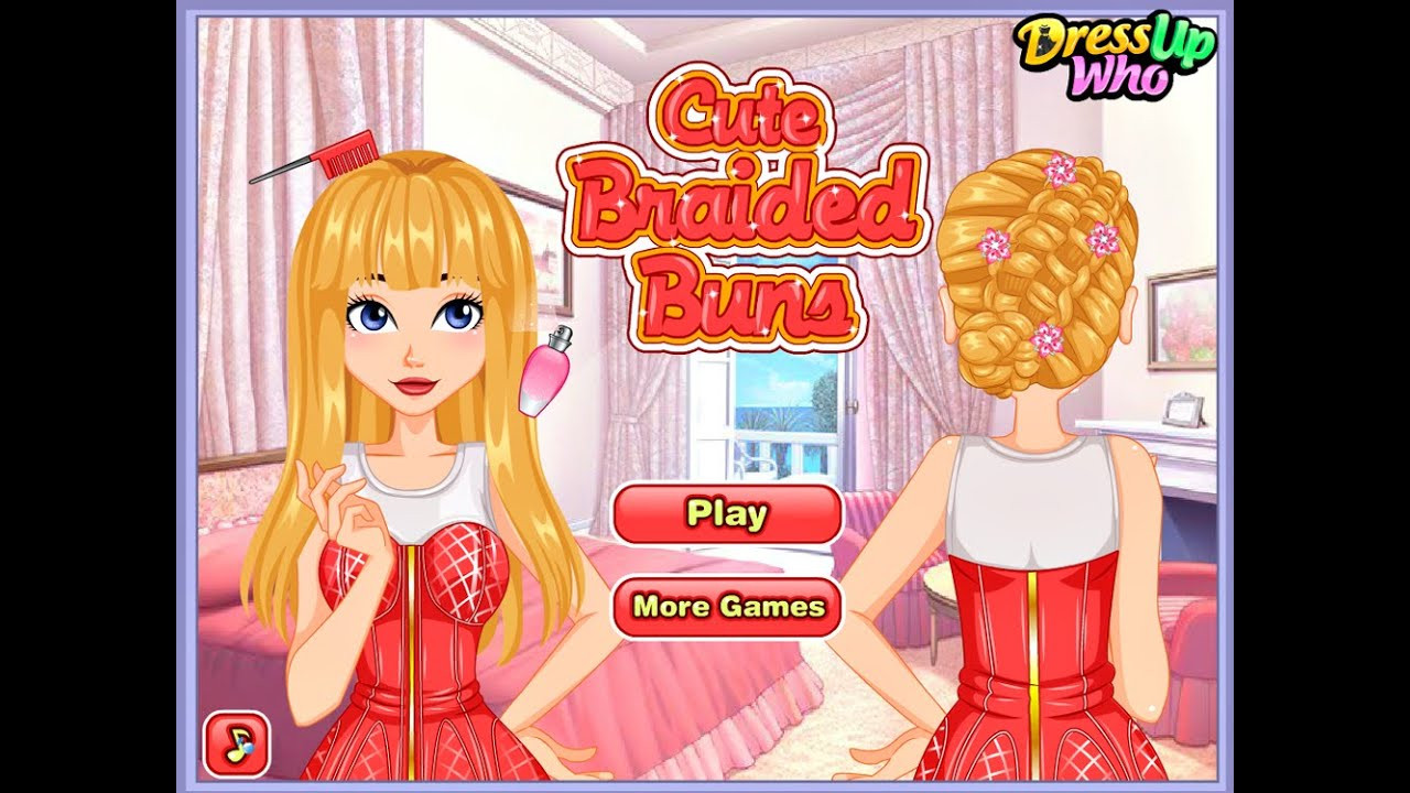 Best ideas about Hairstyle Games For Kids
. Save or Pin Cute Braided Buns Fun line Hairstyle Games for Girls Now.