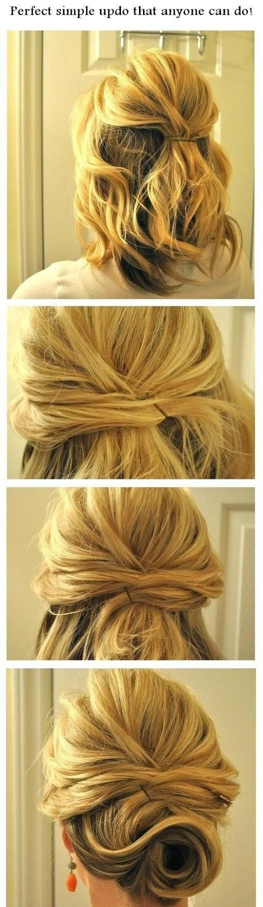 Best ideas about Hairstyle Updo Tutorial
. Save or Pin 14 Easy Step by Step Updo Hairstyles Tutorials Pretty Now.