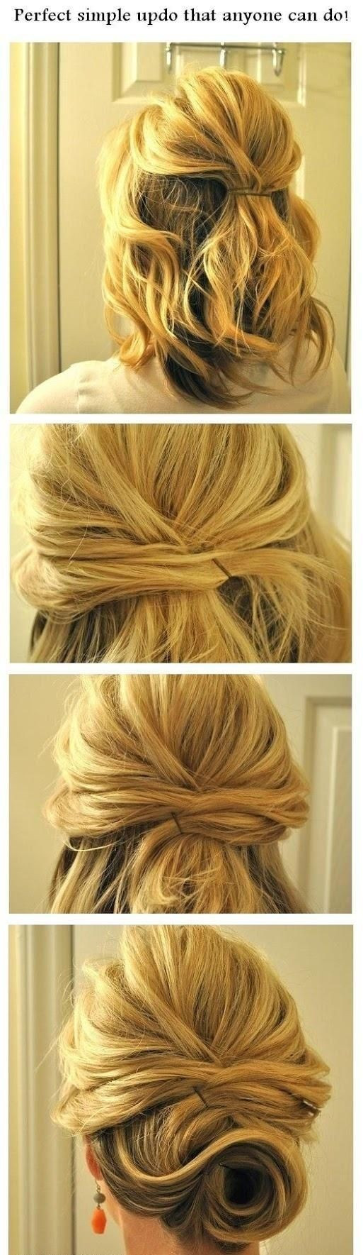 Best ideas about Hairstyle Updo Tutorials
. Save or Pin 14 Easy Step by Step Updo Hairstyles Tutorials Pretty Now.