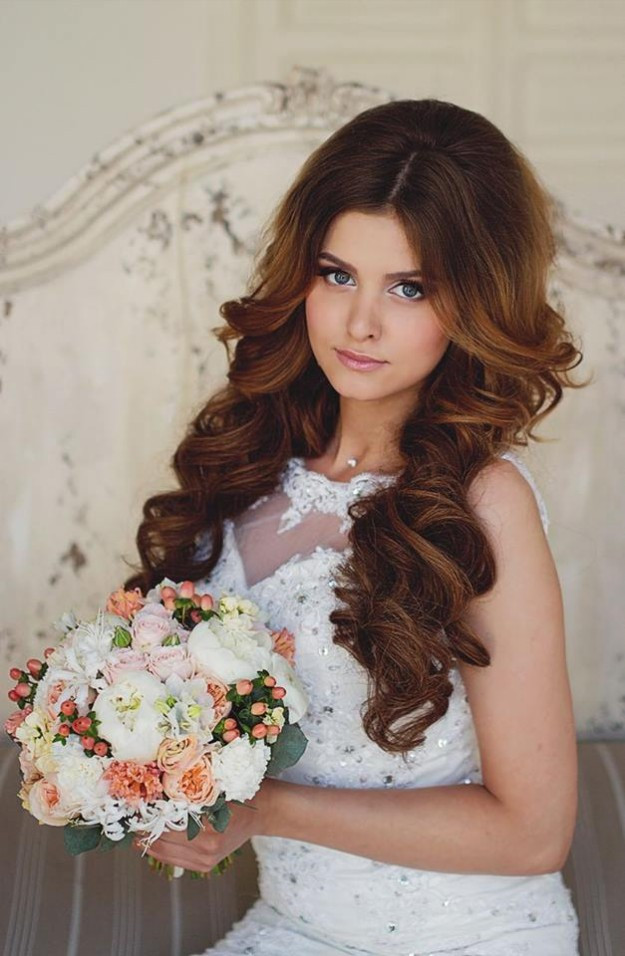 Best ideas about Hairstyles For Wedding Brides
. Save or Pin Stylish Bridal Wedding Hairstyle 2014 2015 for Brides and Now.