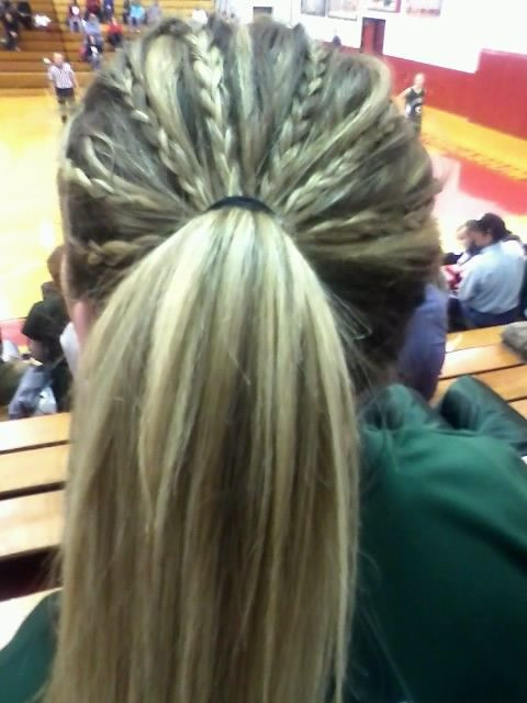 Best ideas about Hairstyles Game For Girls
. Save or Pin hair before basketball game for my kids Now.