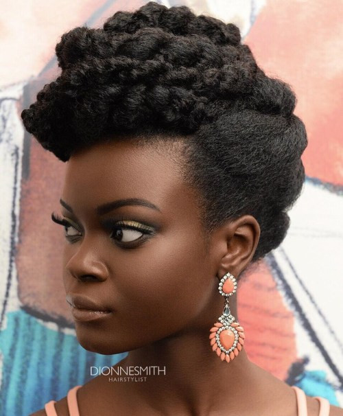 Best ideas about Hairstyles To Do With Natural Hair
. Save or Pin 50 Cute Updos for Natural Hair Now.