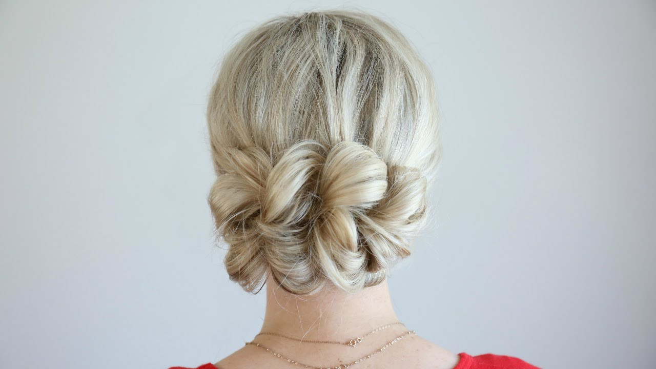 Best ideas about Hairstyles Updos
. Save or Pin Pull Thru Updo Now.